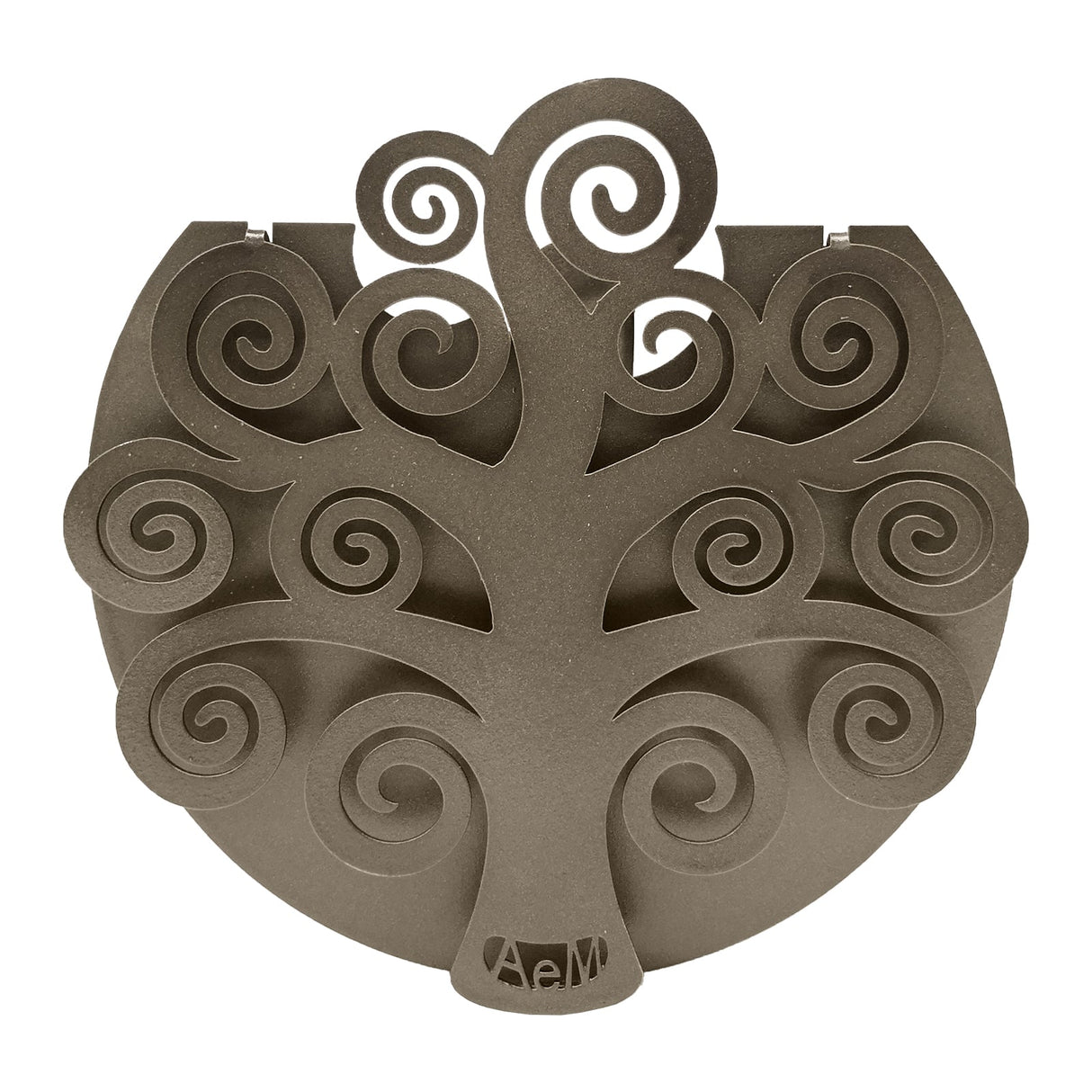 ARTI & MESTIERI Porta Umidificatore Albero Della Vita Bronzo