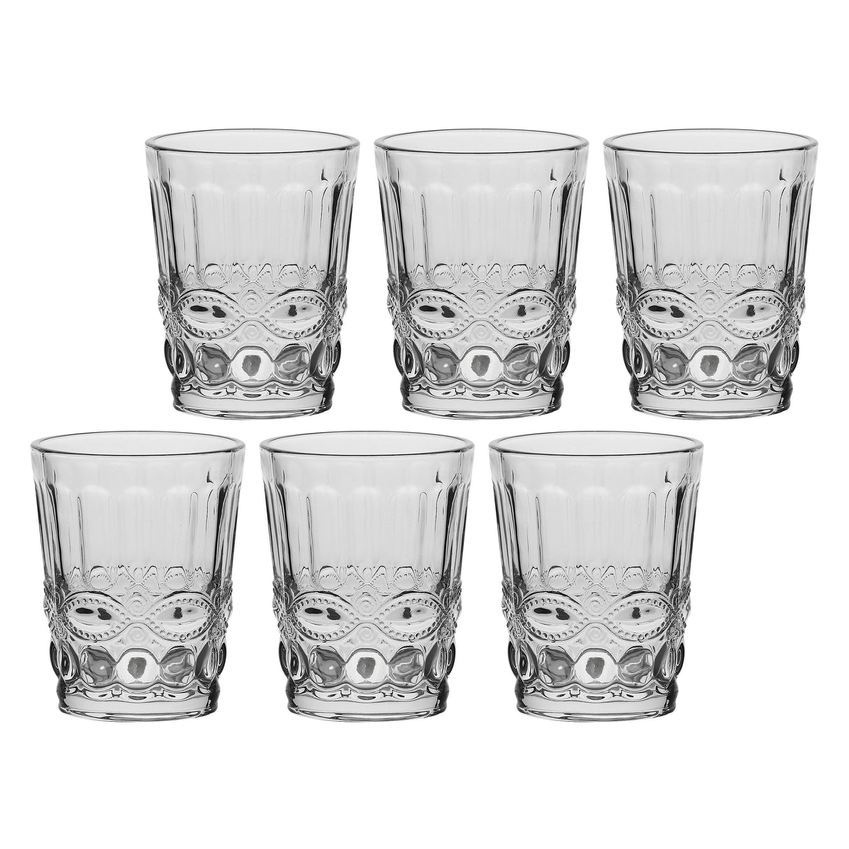 LA PORCELLANA BIANCA - Barberino Set 6 Pieces Glass Water Glass 270ml