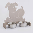 ARTI & MESTIERI Porta Ciotole Per Cani Beige