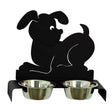 ARTI & MESTIERI Porta Ciotole Per Cani Nero