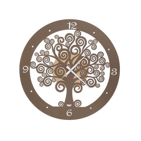 ARTI & MESTIERI Orologio da Parete Particolare Albero Della Vita Piccolo Oro E Bronzo