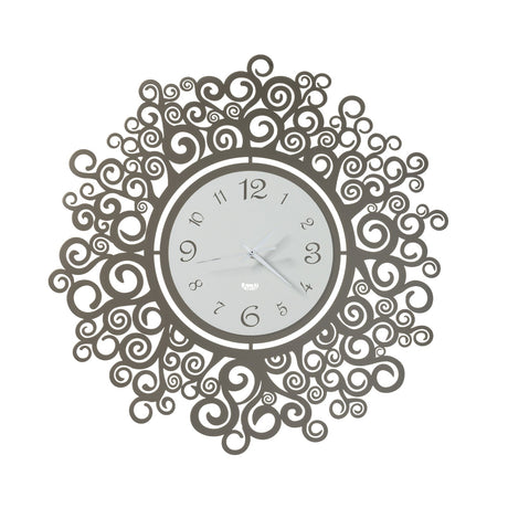 ARTI & MESTIERI Orologio da Parete Design Fonte Della Vita Bronzo E Bianco Marmo
