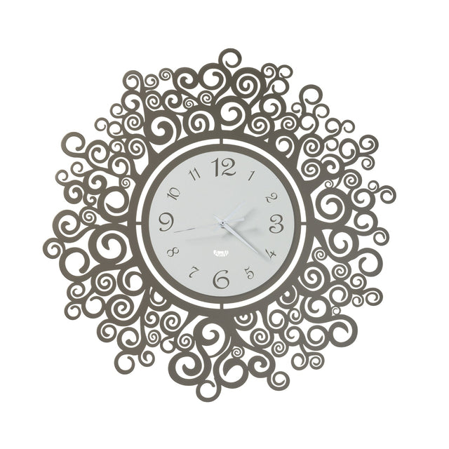 ARTI & MESTIERI Orologio da Parete Design Fonte Della Vita Bronzo E Bianco Marmo