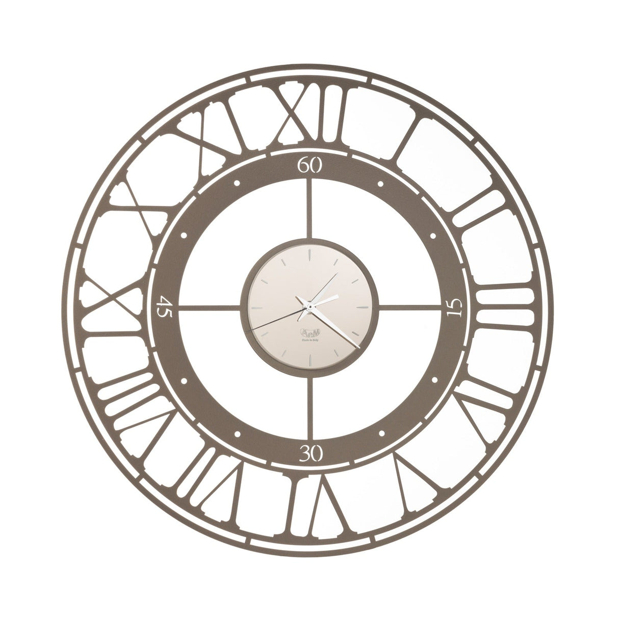 ARTI & MESTIERI Orologio di Design da Parete Koros 50 Bronzo