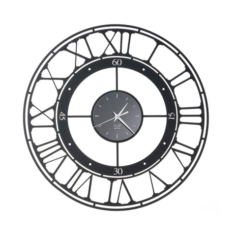ARTI & MESTIERI Orologio di Design da Parete Koros 50 Nero