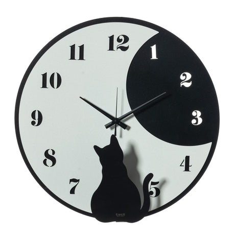 ARTI & MESTIERI Orologio Moon Whiskers Nero E Bianco Marmo