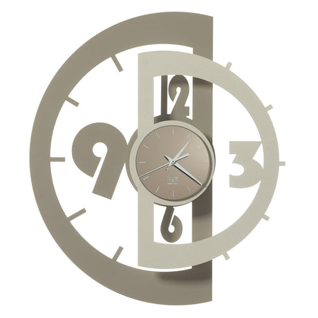 ARTI & MESTIERI Orologio da Parete Particolare Victor Sabbia E Avorio