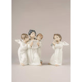 LLADRO' Figurina Angioletto con Flauto 16x8cm Porcellana
