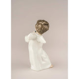 LLADRO' Figurina Angioletto con Flauto 16x8cm Porcellana