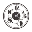 ARTI & MESTIERI Orologio da Parete Teo Nero