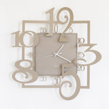 ARTI & MESTIERI Orologio da Parete Particolare Amos Beige