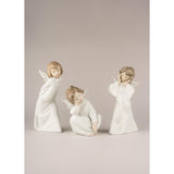 LLADRO' Figurina Angioletto 15x12cm Porcellana