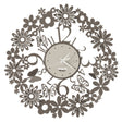ARTI & MESTIERI Orologio da Parete di Design Margherite Fango E Avorio