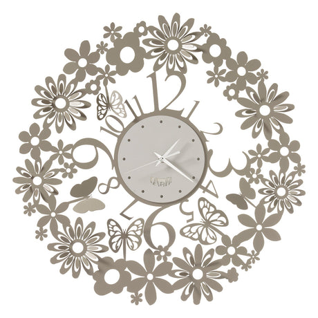ARTI & MESTIERI Orologio da Parete di Design Margherite Sabbia E Bianco Marmo