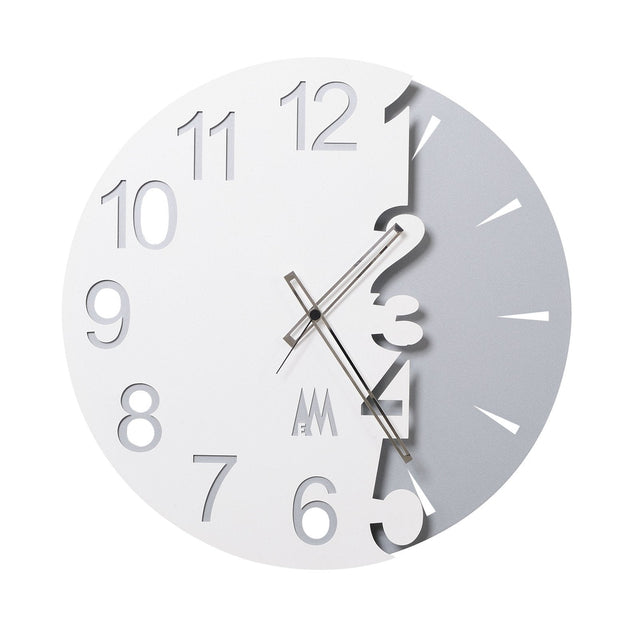 ARTI & MESTIERI Orologio da Parete Moderno Full Moon Bianco