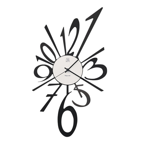 ARTI & MESTIERI Orologio da Parete di Design Big Bang Piccolo Nero