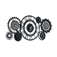 ARTI & MESTIERI Orologio da Parete Particolare Fuso Meccano Nero E Fango