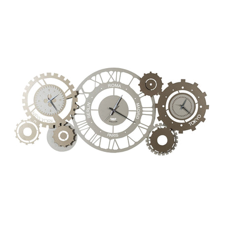 ARTI & MESTIERI Orologio da Parete Particolare Fuso Meccano Sabbia E Bronzo
