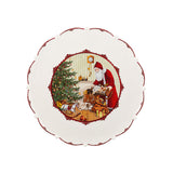 VILLEROY & BOCH Toy's Fantasy Piatto Torta Babbo Natale 42cm Tavola Natalizia