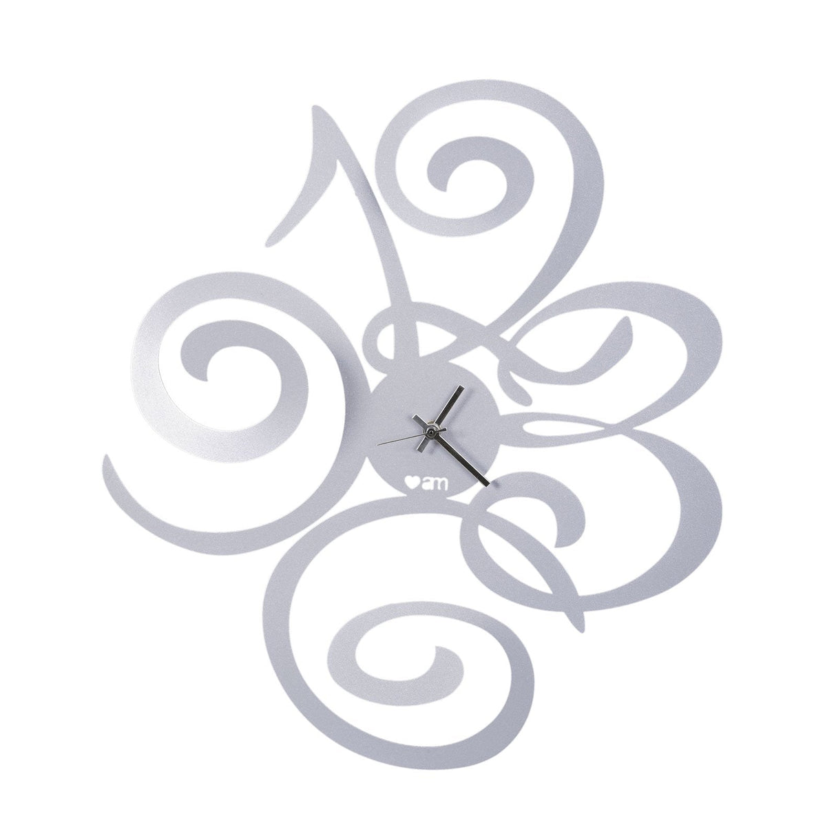 ARTI & MESTIERI Orologio da Parete Love Filomena Alluminio