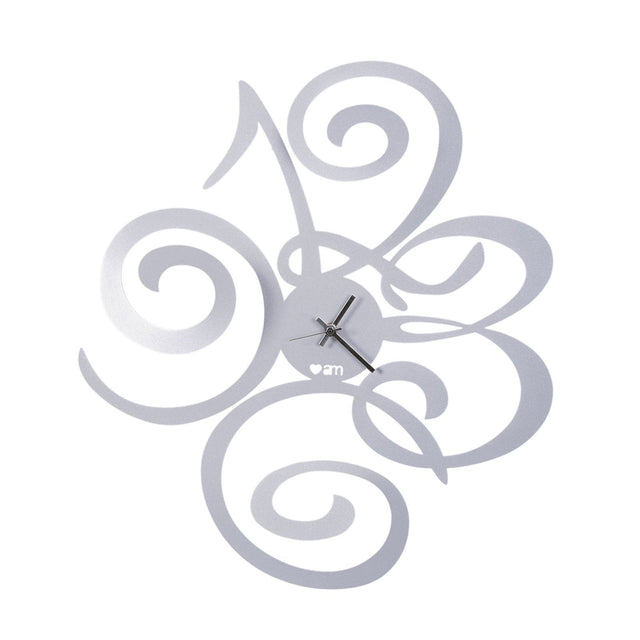 ARTI & MESTIERI Orologio da Parete Love Filomena Alluminio