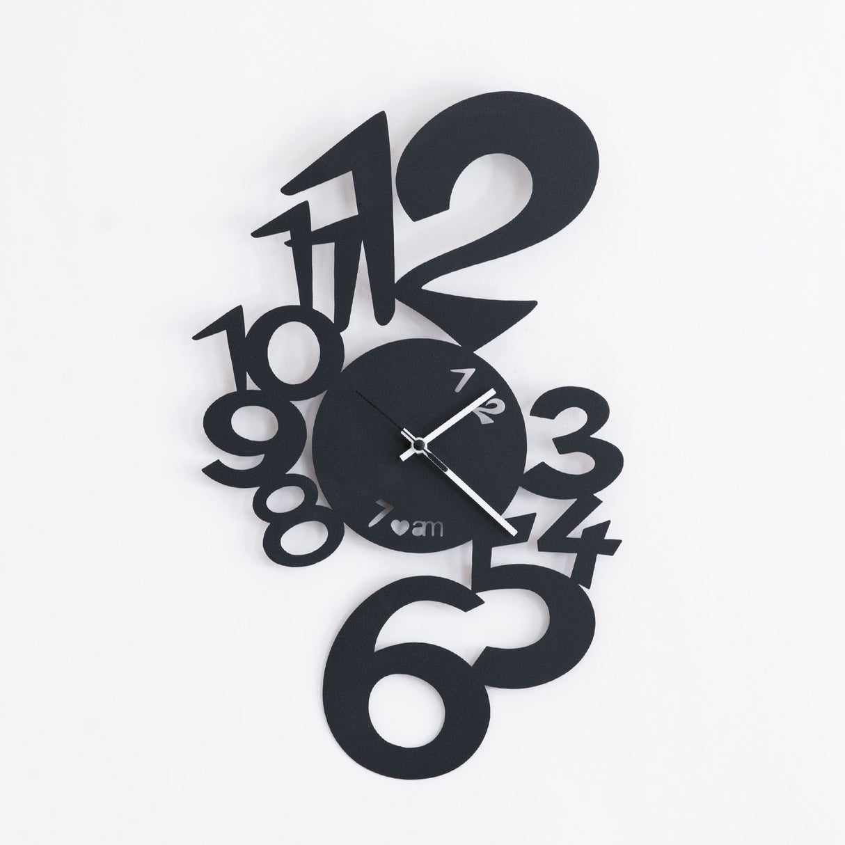 ARTI & MESTIERI Orologio da Parete di Design Lupin Nero