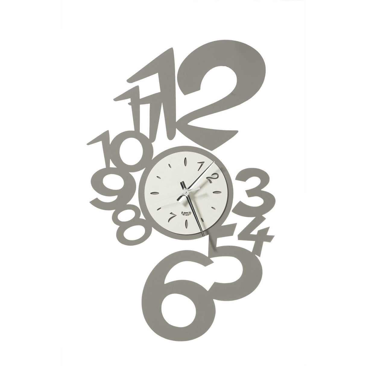 ARTI & MESTIERI Orologio da Parete di Design Lupin Grande Fango E Avorio