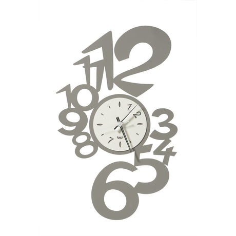 ARTI & MESTIERI Orologio da Parete di Design Lupin Grande Fango E Avorio