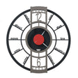 ARTI & MESTIERI Orologio da Parete Particolare Butterfly Flowers Piccolo Nero E Fango