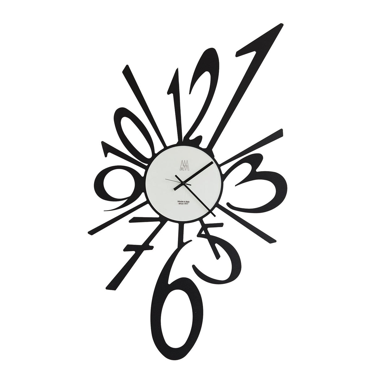 ARTI & MESTIERI Orologio da Parete di Design Big Bang Grande Nero