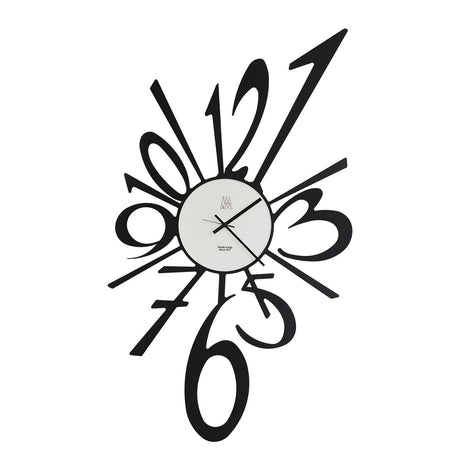 ARTI & MESTIERI Orologio da Parete di Design Big Bang Grande Nero