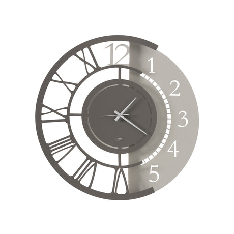 ARTI & MESTIERI Orologio da Parete Particolare Full Metal Jack Piccolo Avorio E Fango
