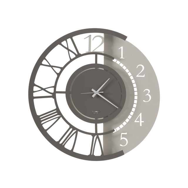 ARTI & MESTIERI Orologio da Parete Particolare Full Metal Jack Piccolo Avorio E Fango