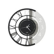 ARTI & MESTIERI Orologio da Parete Particolare Full Metal Jack Piccolo Nero E Bianco Marmo