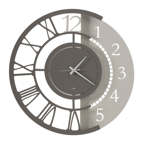 ARTI & MESTIERI Orologio da Parete Particolare Full Metal Jack Grande Avorio E Fango