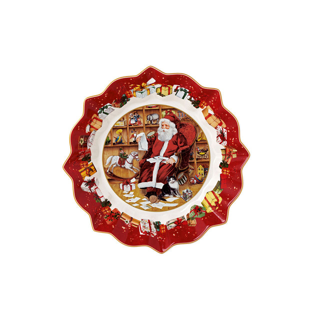 VILLEROY & BOCH Toy's Fantasy Ciotola con Piede 24cm Tavola Natalizia Natale