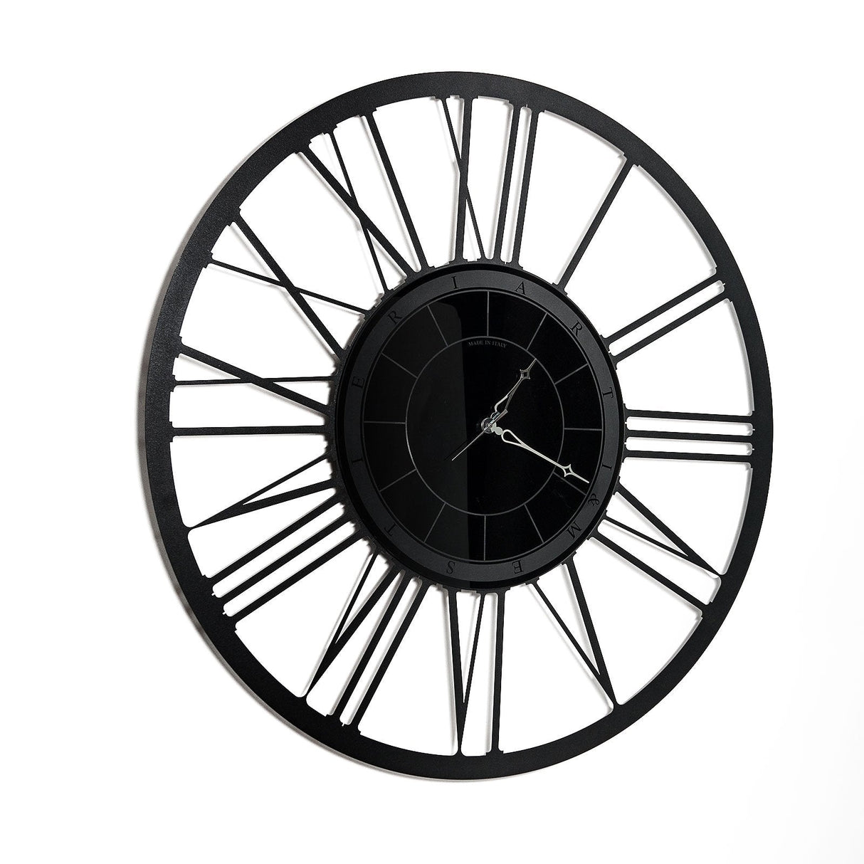 ARTI & MESTIERI Orologio da Parete di Design Big Lux Nero