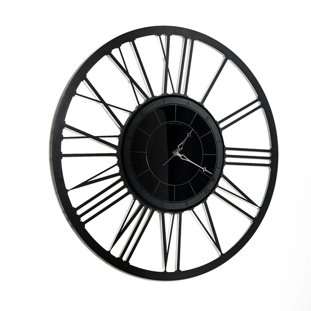 ARTI & MESTIERI Orologio da Parete di Design Big Lux Nero