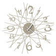 ARTI & MESTIERI Orologio di Design da Parete Zig Zag Beige