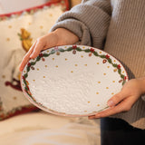 VILLEROY &amp; BOCH Toy's Fantasy Tree Relief Bowl 26cm Christmas Table