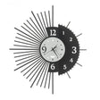ARTI & MESTIERI Orologio da Parete di Design Miro Nero E Bianco Marmo