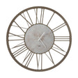 ARTI & MESTIERI Orologio da Parete Design Big 90 Bronzo E Marmo Travertino