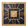 ARTI & MESTIERI Orologi da Parete di Design Tauro Nero E Oro Laccato
