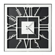 ARTI & MESTIERI Orologi da Parete di Design Tauro Nero E Bianco Marmo