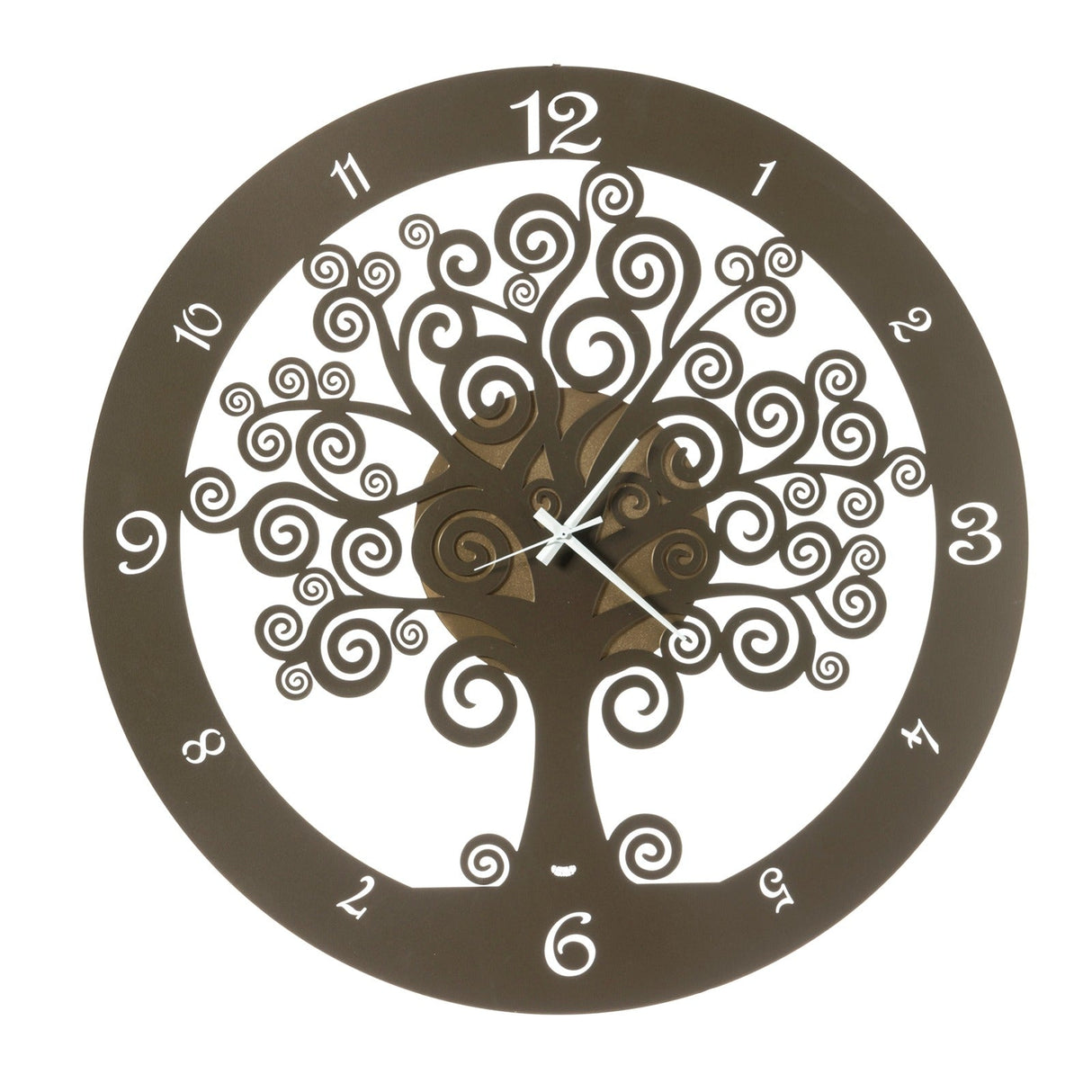 ARTI & MESTIERI Orologio da Parete Particolare Big Albero Della Vita Oro E Bronzo