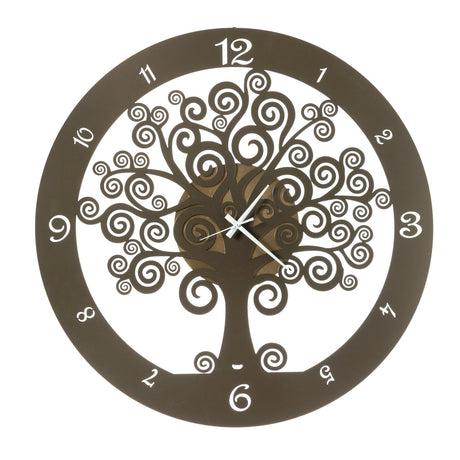 ARTI & MESTIERI Orologio da Parete Particolare Big Albero Della Vita Oro E Bronzo