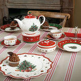 VILLEROY & BOCH Toy's Delight Bricco Latte con Coperchio 1,5L PorcellanaTavola di Natale