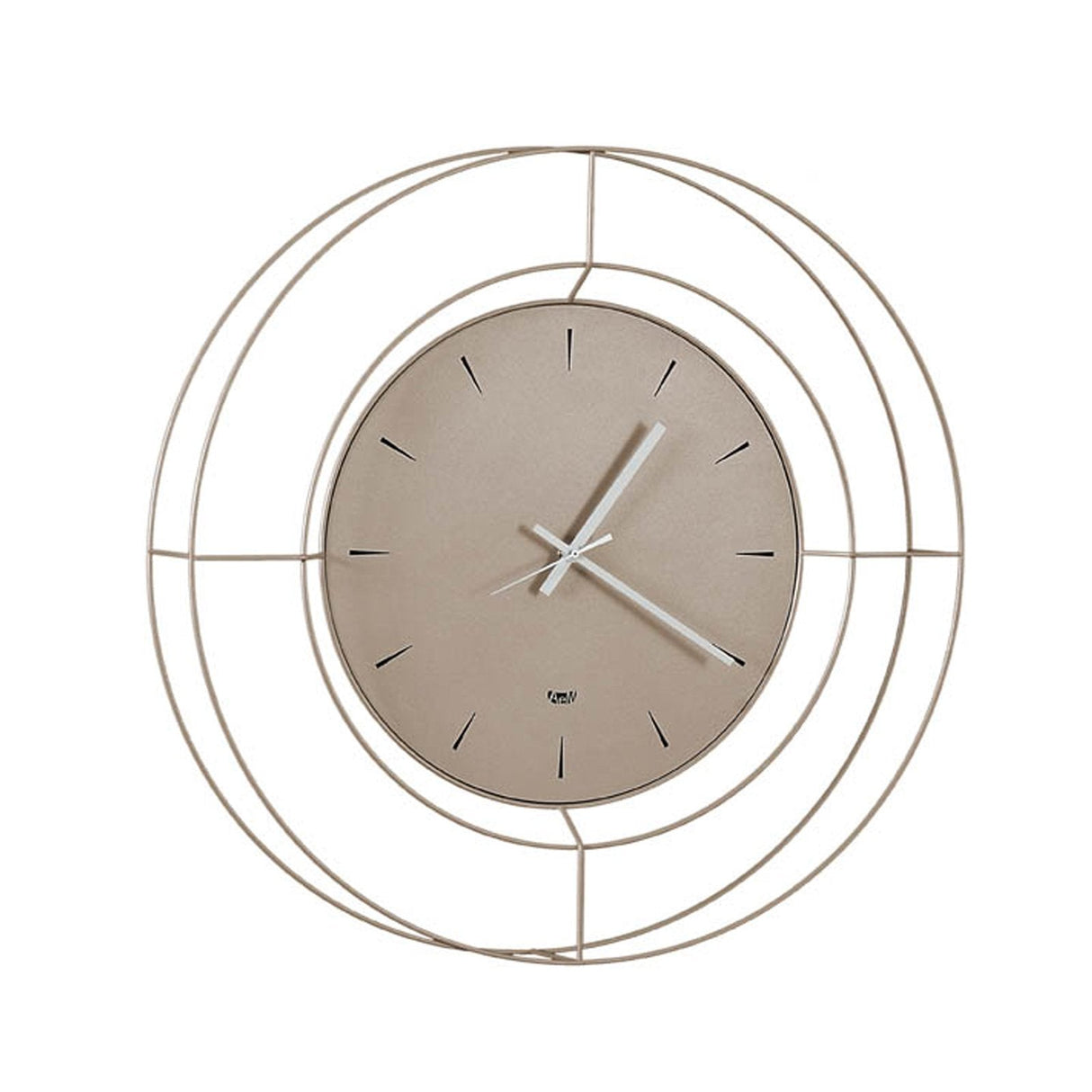 ARTI & MESTIERI Orologio da Parete Contemporaneo Nudo Piccolo Sabbia