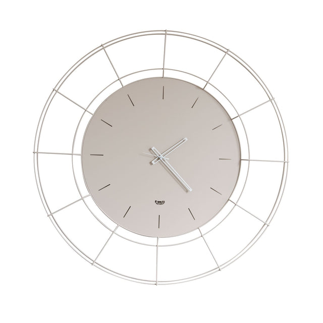 ARTI & MESTIERI Orologio da Parete Contemporaneo Nudo Grande Sabbia
