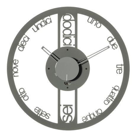 ARTI & MESTIERI Orologio Moderno da Parete Circolo Piccolo Fango